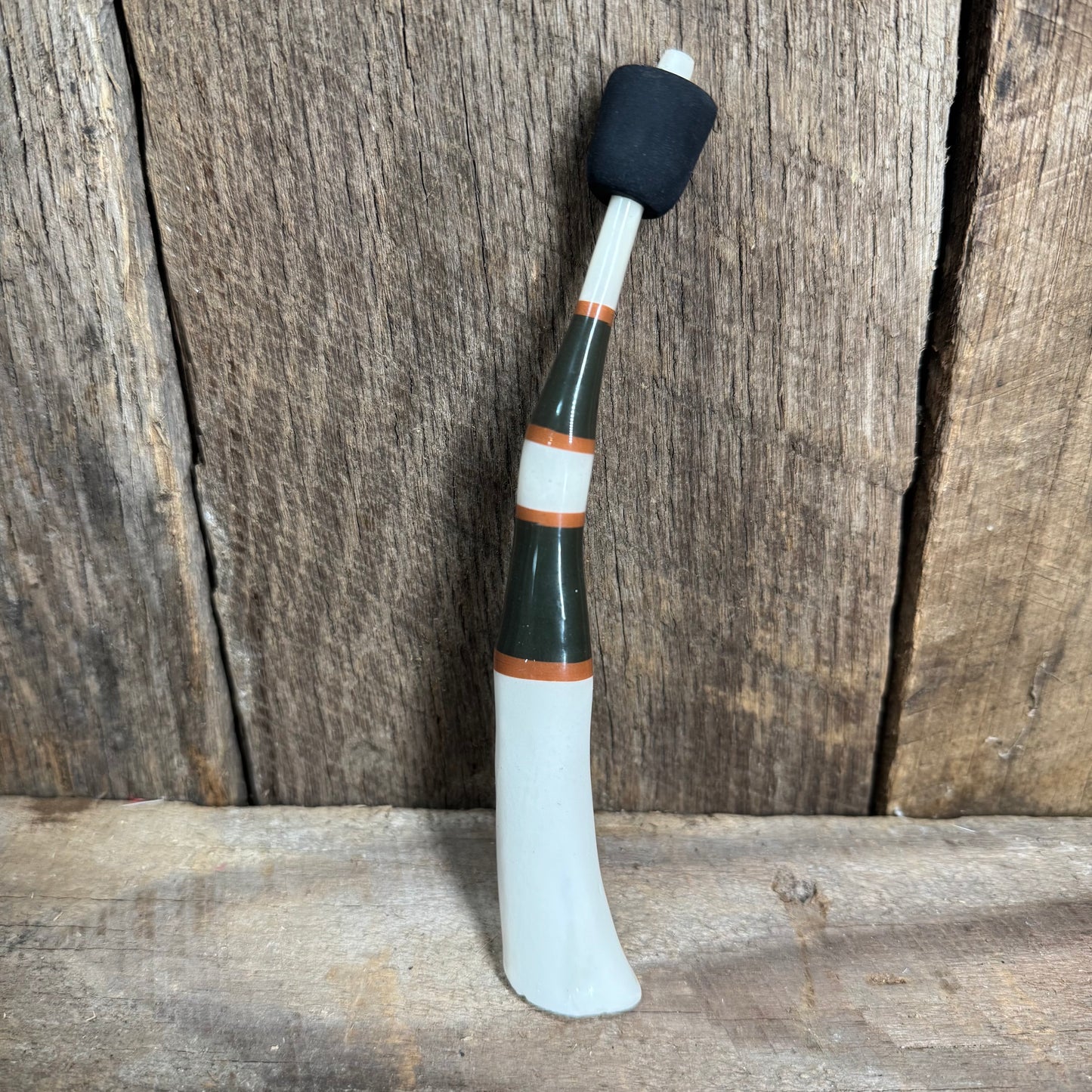 Dark Green and Orange - Plain